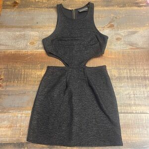 Elegant Black Cutout Bodycon Dress